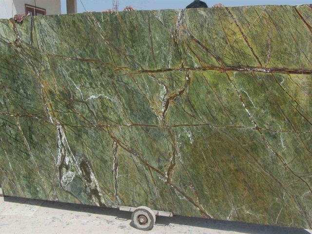 Rainforest Green Polished Marble